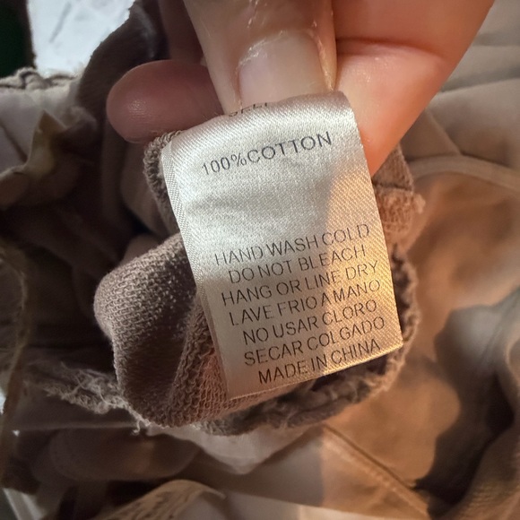 Easel Women's Wide Leg Tan Pants - Picture 8 of 15